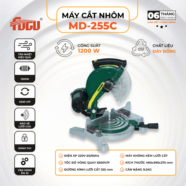 Máy cắt nhôm MD-255C